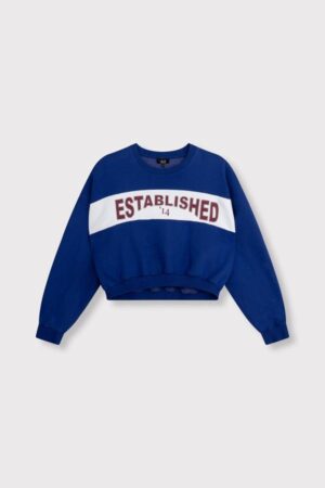 ALIX THE LABEL logo tape sweater