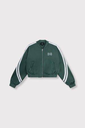 ALIX THE LABEL TAPES TRAINING JACKET GREEN