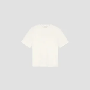 OLAFRIBBED TEE OPTICAL WHITE