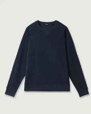 DENHAM WAFFLE LS SWEAT