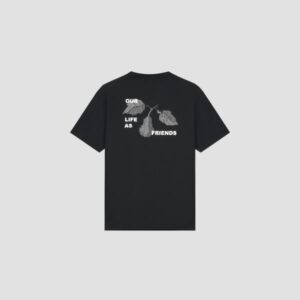 OLAF Crafted pear tee zwart heren
