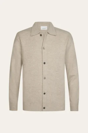PROFUOMO SOFT WOLLEN CARDIGAN BEIGE