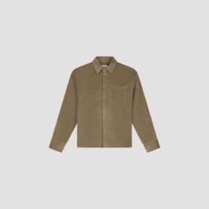 OLAF Corduroy Boxy shirt bruin heren