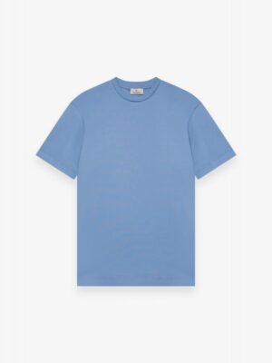 VALENZA INTERLOCK SUPIMA T-SHIRT MID BLUE