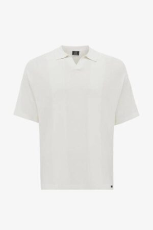 GENTI Polo no Buttons SS beige heren