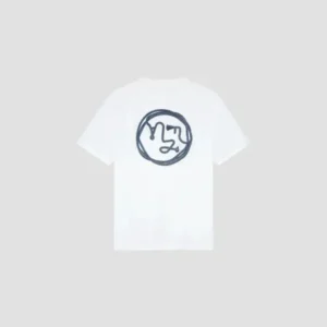OLAF LASSO FACE TEE OPTICAL WHITE