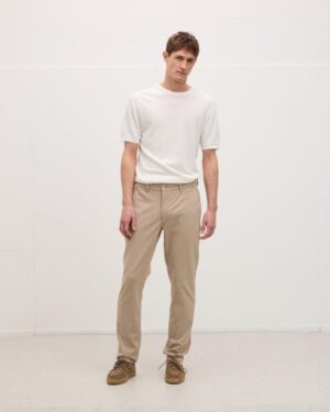 The GoodPeople Beige heren broek Bruno