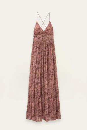 BA&SH DRESS AGNES ROSE
