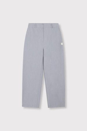 ALIX THE LABEL LADIES WOVEN CLEAN MIX PANTS SOFT GREY MELANGE