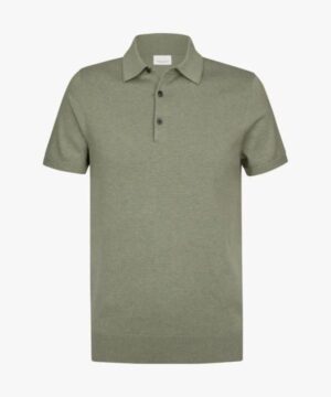 PROFUOMO GROENE LUXURY BASIC POLO