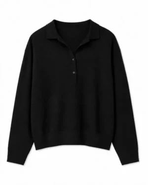 UNE AMSTERDAM ARDEN TOP BLACK