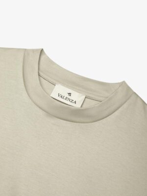 VALENZA INTERLOCK SUPIMA T-SHIRT STONE