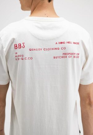 BUTCHER OF BLUE CLASSIC BB HOOK TEE TITAN WHITE