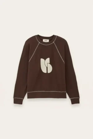 BA&SH SWEATSHIRT BART CHOCOLAT