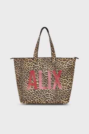 ALIX THE LABEL LEOPARD ALIX SHOPPER ANIMAL