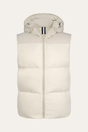 PROFUOMO BODYWARMER CONTRAST SAND