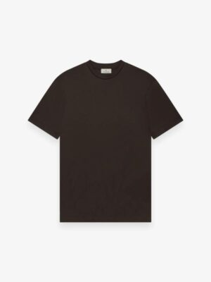 VALENZA INTERLOCK SUPIMA T-SHIRT EBONY BROWN
