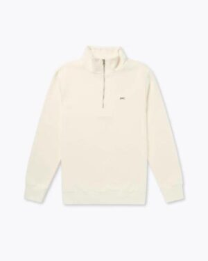 Denham Scissor half zip wit heren