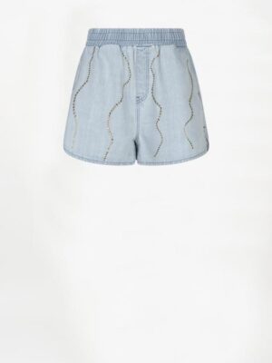 DANTE 6 Nerida embellished denim shirts