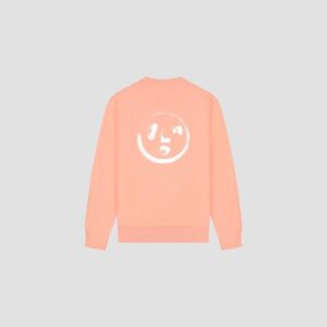 OLAF BRUSHSTROKE FACE CREWNECK BURNT CORAL